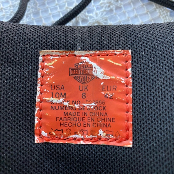 Harley Davidson Womens Leather Motorcycle Boots - Picture 8 of 8